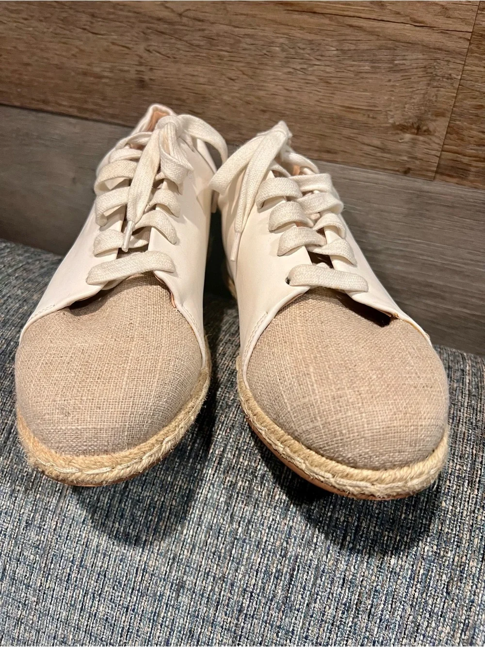 Matt & Nat Maia vegan leather espadrille sneakers size 9